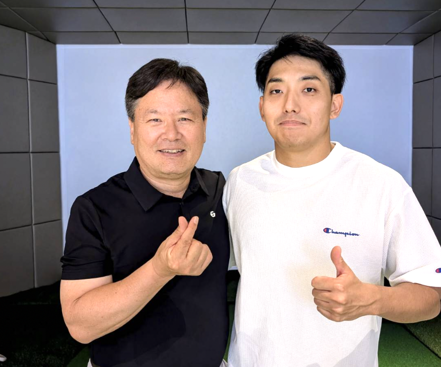 山崎壱鉱とクォン教授