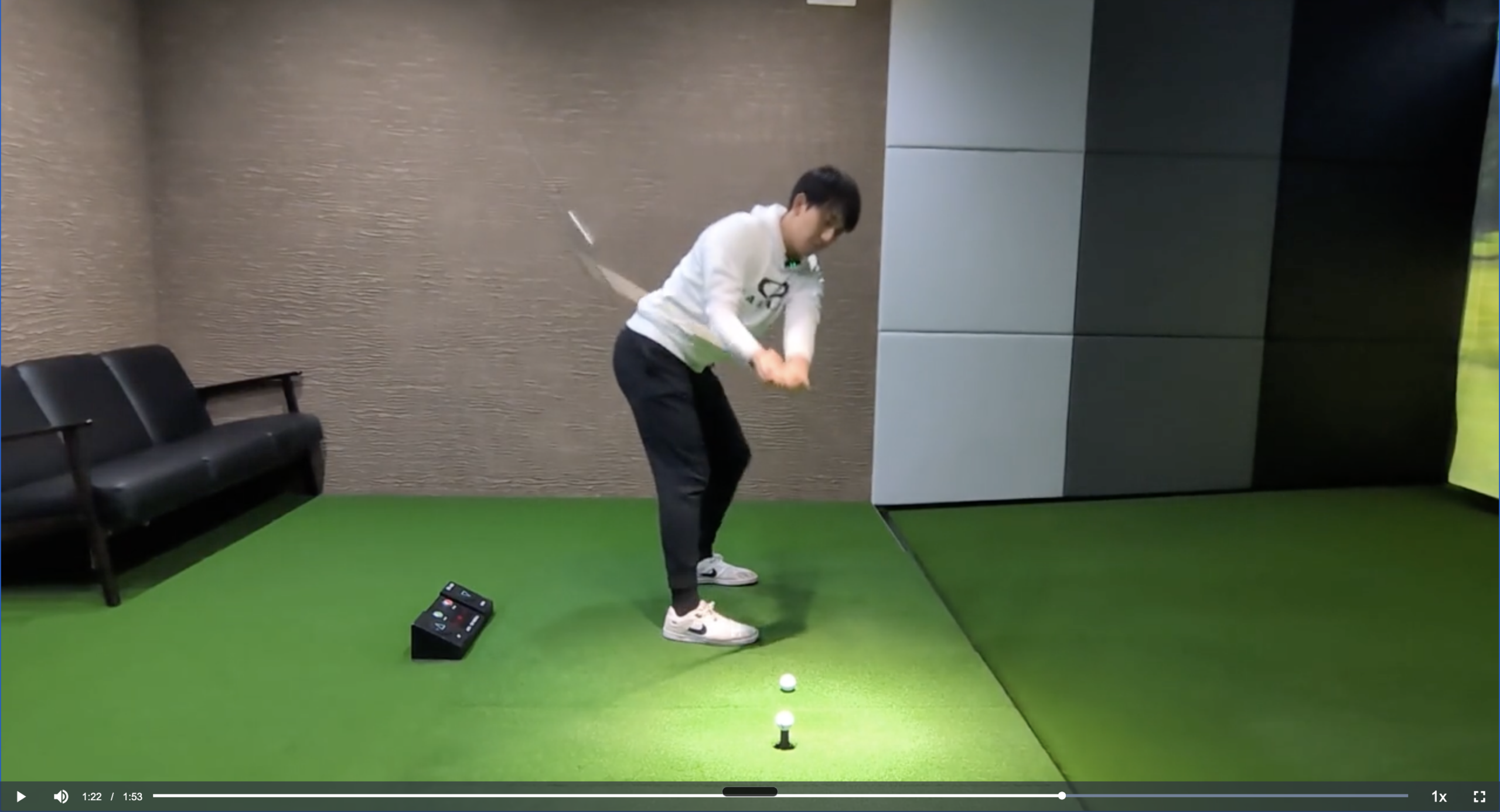 スイングの順番を整えるドリル