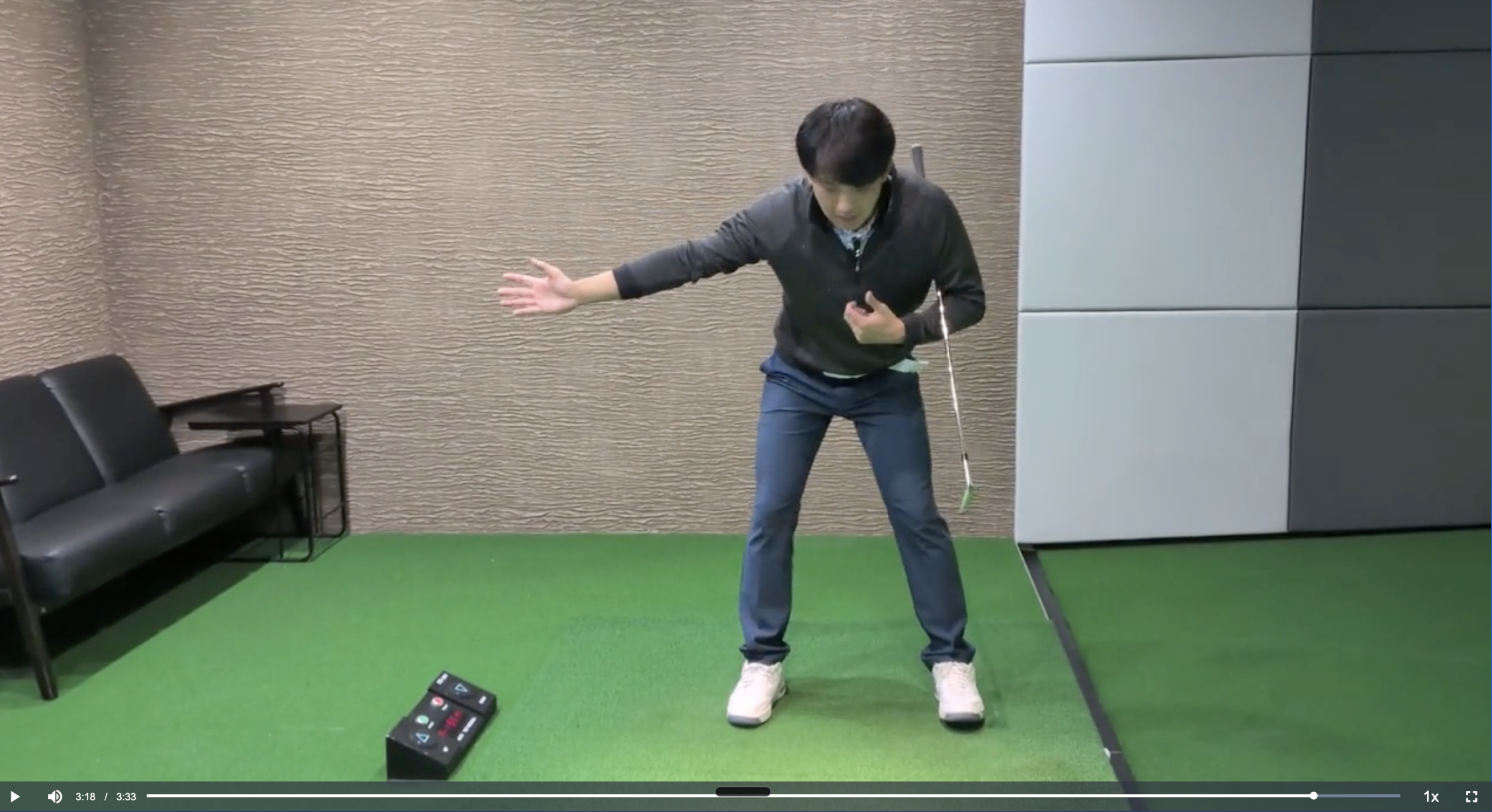 コースで使える動きにするドリル
